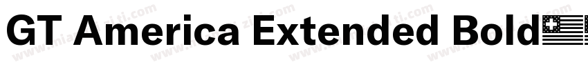 GT America Extended Bold字体转换
